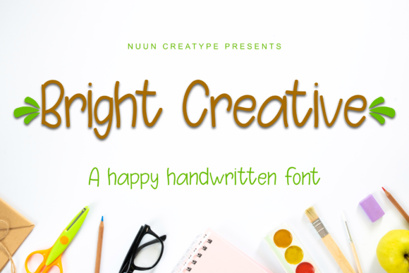 Bright Creative Font Poster 6