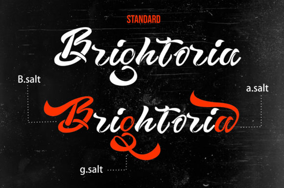 Brightoria Font Poster 3