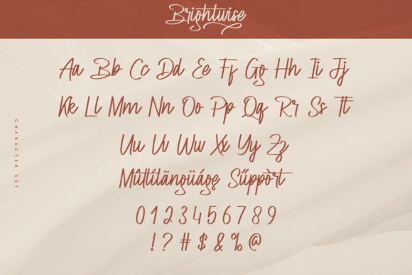 Brightwise Font Poster 4