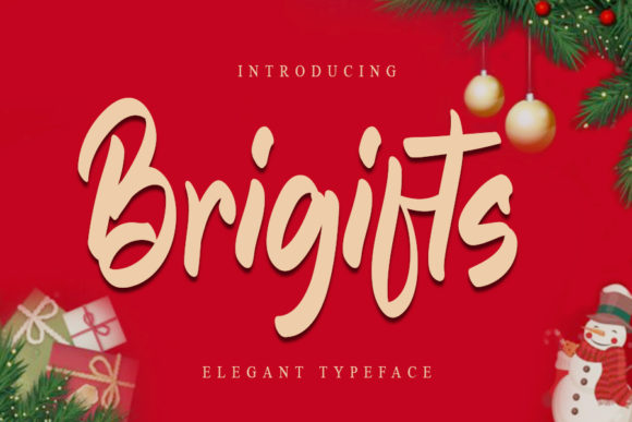 Brigifts Font Poster 1