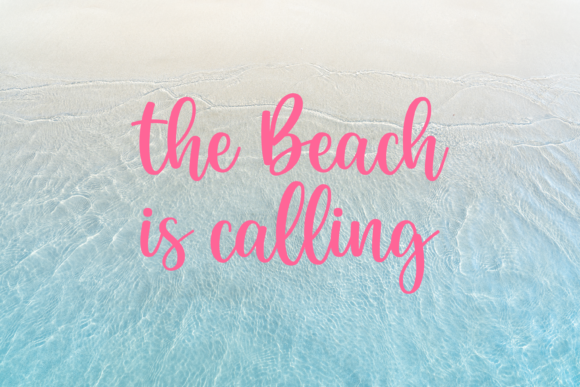 Brilliant Summer Font Poster 6