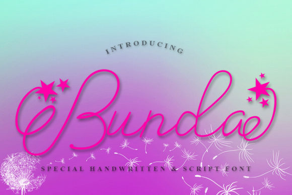 Bunda Font Poster 1