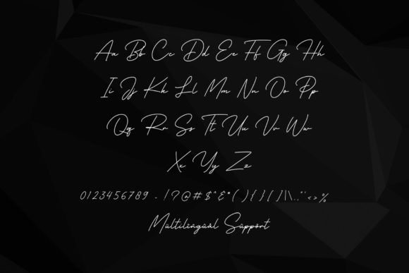 Business Signature Font Poster 5