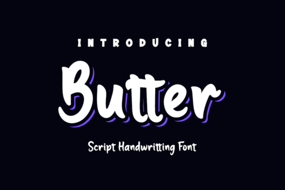 Butter Font Poster 1