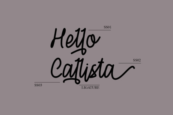 Callista Font Poster 6