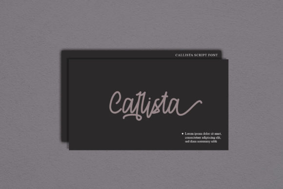 Callista Font Poster 9