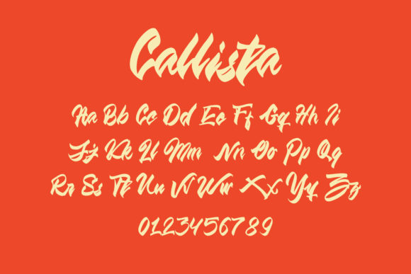 Callista Font Poster 9