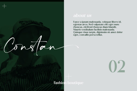 Calton Elegance Duo Font Poster 2