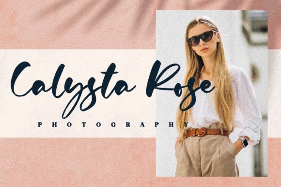 Calysta Rose Font Poster 11