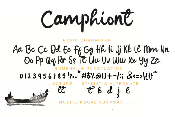 Camphiont Font Poster 6