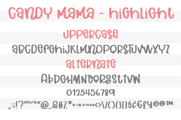Candy Mama Font Poster 3