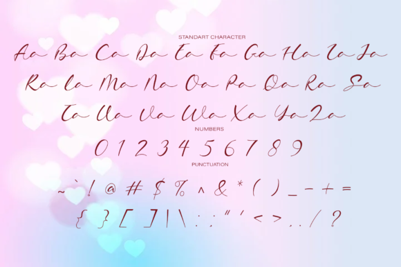 Candy Valentine Font Poster 6