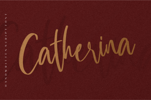 Catherina Font Poster 1