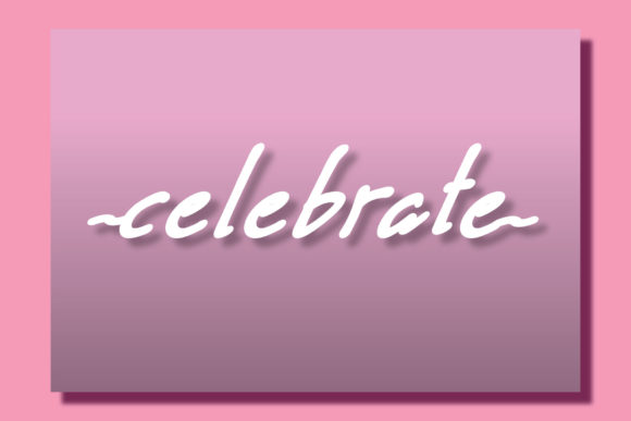 Celebrate Font Poster 1