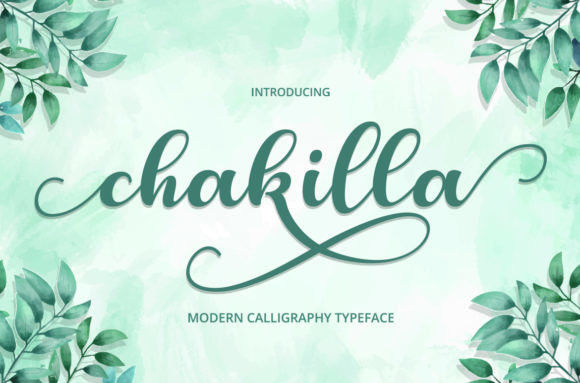 Chakilla Font Poster 3