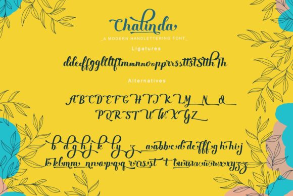 Chalinda Font Poster 10