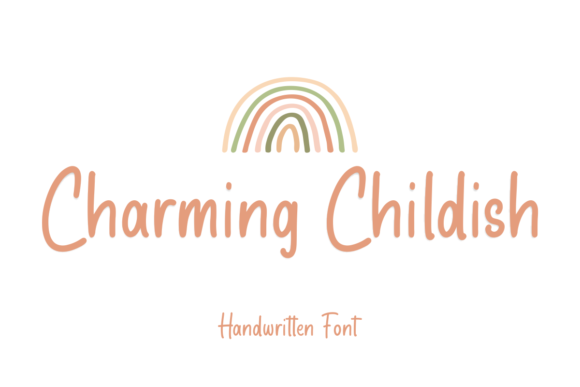 Charming Childish Font Poster 1