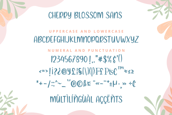 Cherry Blossom Font  Font Poster 11