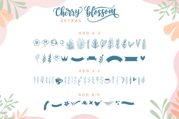 Cherry Blossom Font  Font Poster 12