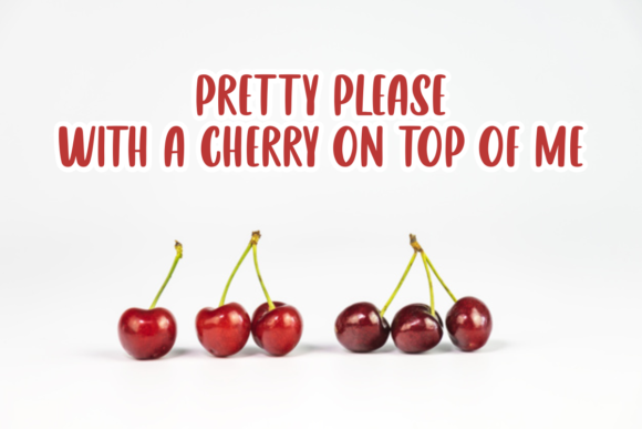 Cherry Lime Font Poster 6