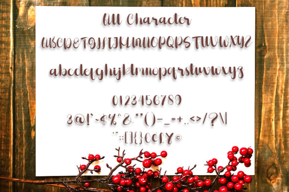 Chocolate Font Poster 5