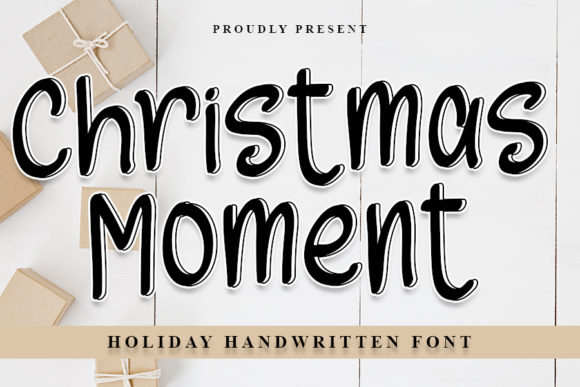 Christmas Moments Font Poster 1