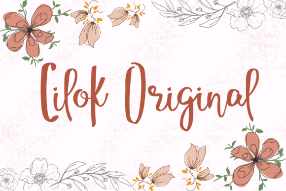 Cilok Original Font Poster 1