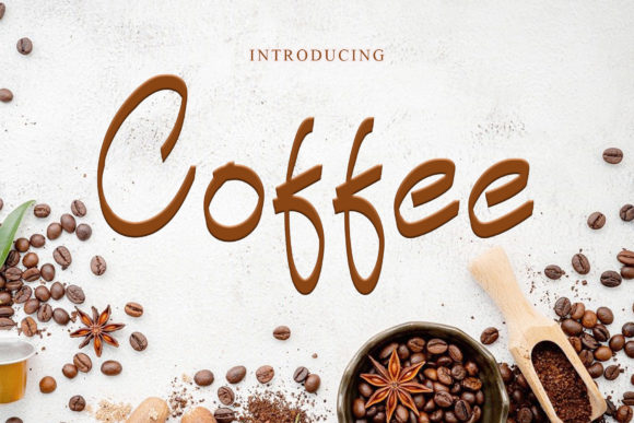 Coffee Font Poster 1