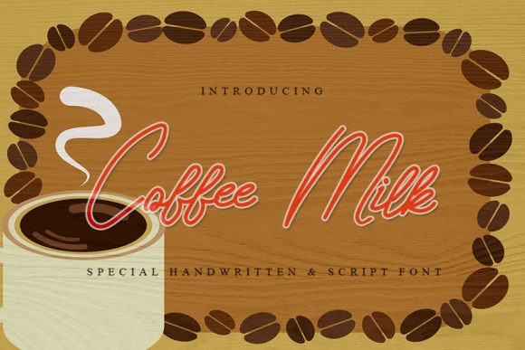 Coffee Milk Font Poster 1