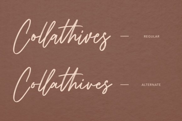 Collathives Font Poster 2