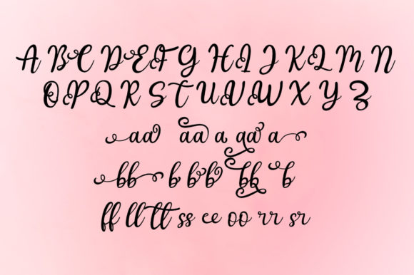 Come Valentine Font Poster 12