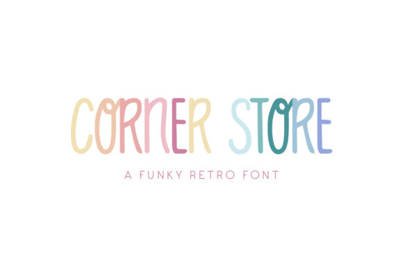 Cornerstore Font Poster 1