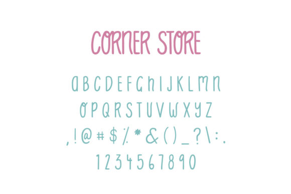 Cornerstore Font Poster 9