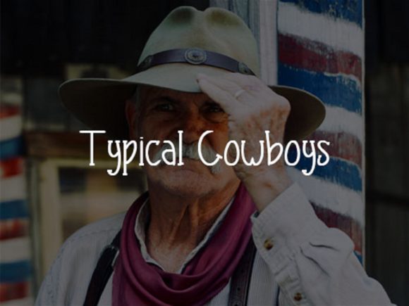 Cowboy Hat Font Poster 5