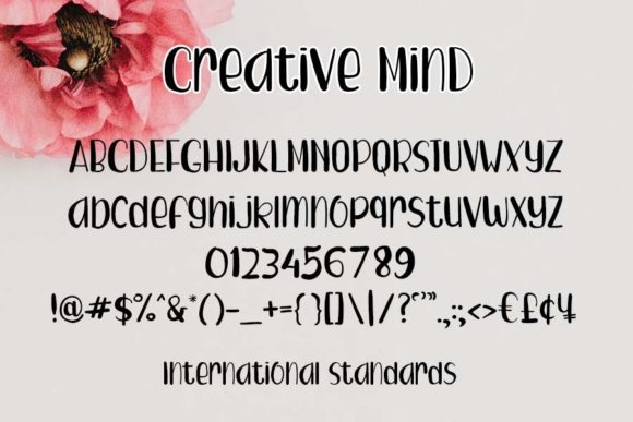 Creative Mind Font Poster 4