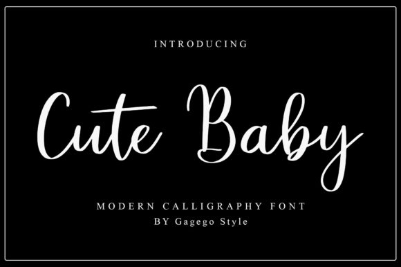 Cute Baby Font Poster 5