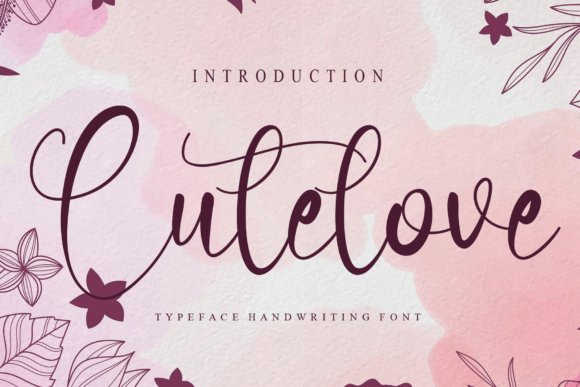 Cutelove Font Poster 1