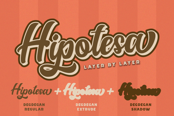 Degdegan Font Poster 8