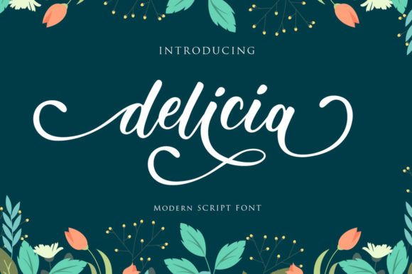 Delicia Font Poster 1