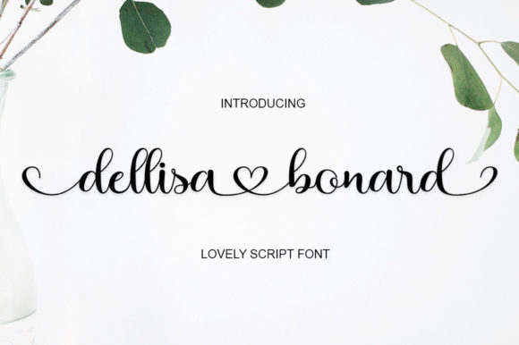 Dellisa Bonard Font Poster 1