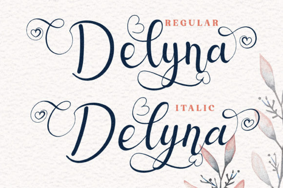 Delyna Font Poster 15