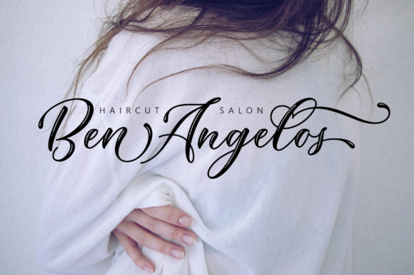 Demiela Script Font Poster 8