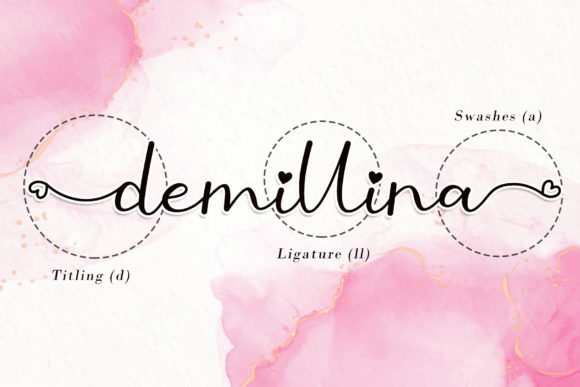 Demillina Font Poster 8