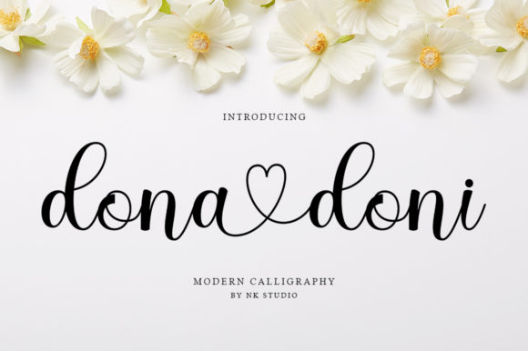 Dona Doni Font Poster 1