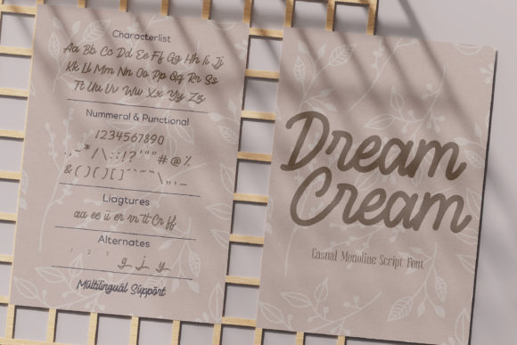 Dream Cream Font Poster 10