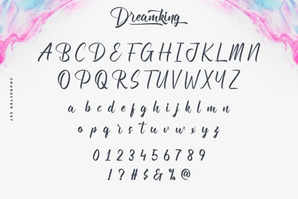 Dreamking Font Poster 4