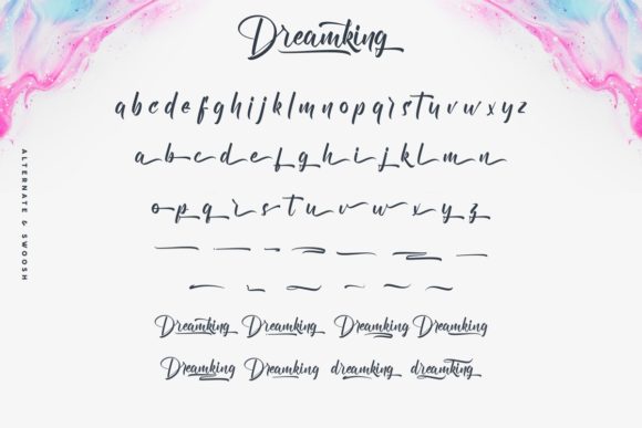 Dreamking Font Poster 9