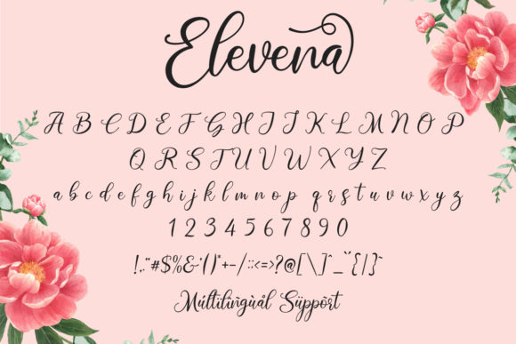 Elevena Font Poster 7