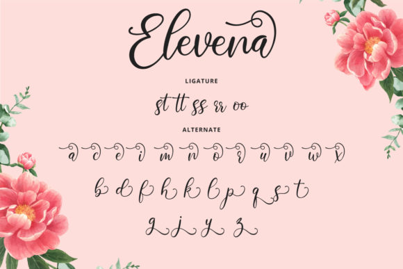 Elevena Font Poster 8