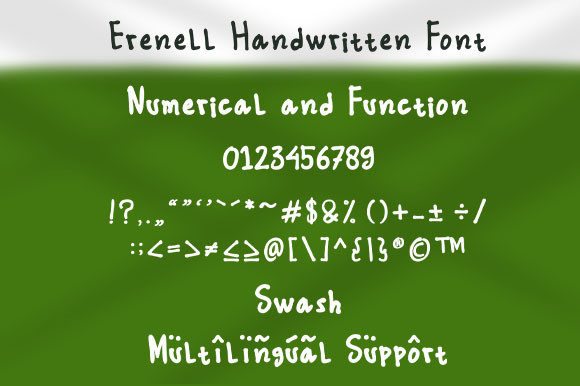 Erenell Font Poster 5